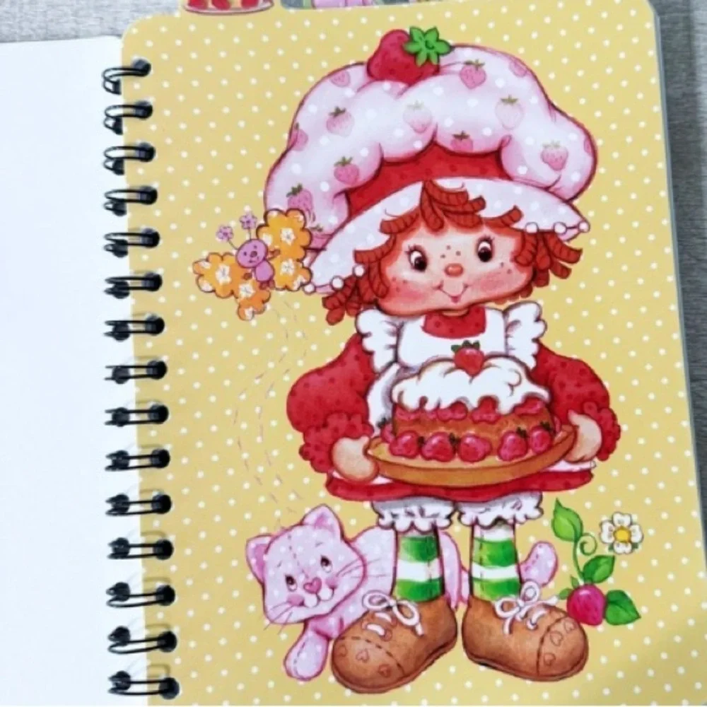 🍓 Strawberry Shortcake Tabbed Journal Notebook